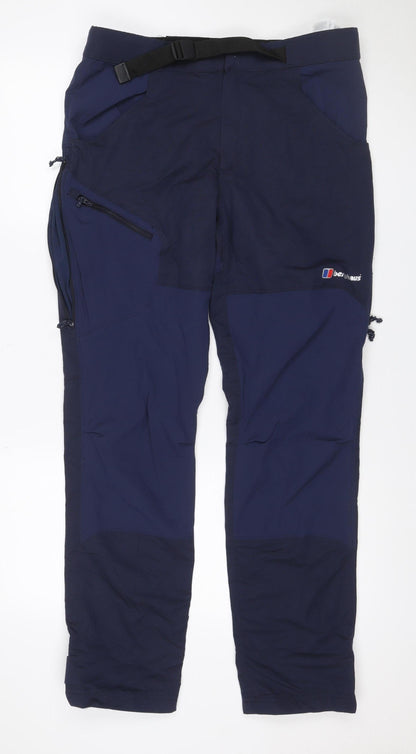 Berghaus Men’s Blue 32in 32in Leg Lightweight Hiking Trousers