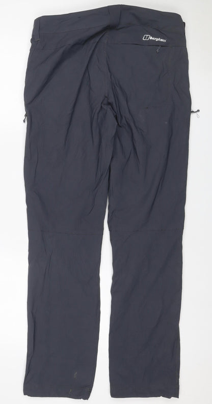 Berghaus Men’s Blue Outdoor Trousers 32in Waist 32in Leg