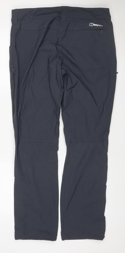 Berghaus Men’s Blue 36W 32L Cargo Walking Trousers Stretch Regular
