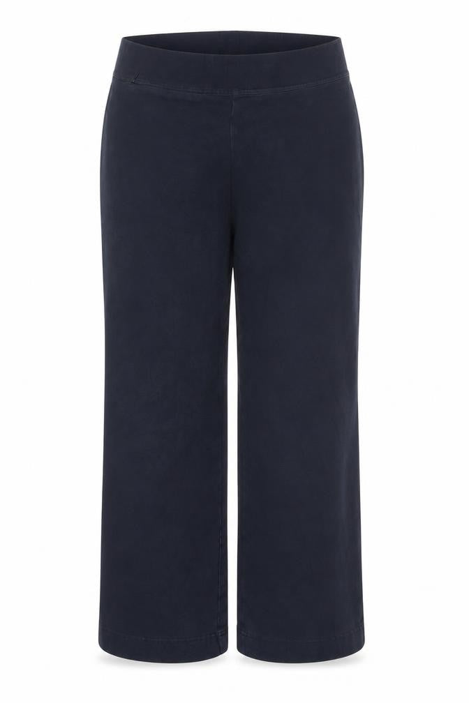 Land's End Women Black 10-12 Petite Bootcut Stretch Leggings