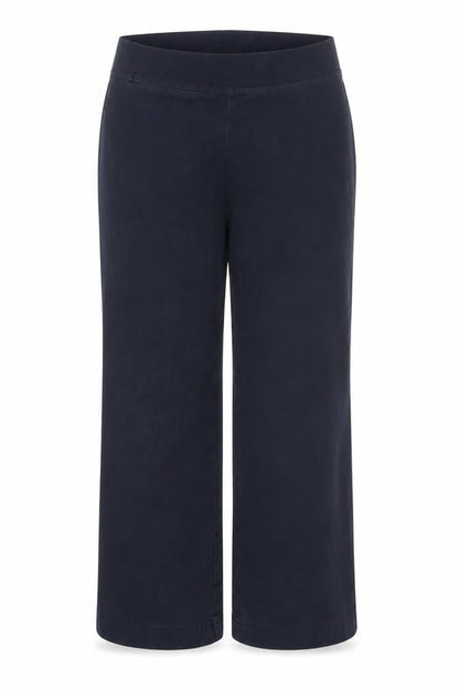 Land's End Women Black 10-12 Petite Bootcut Stretch Leggings