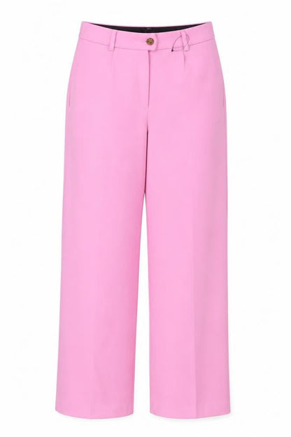 Marks & Spencer Women’s Pink UK 10 Regular Tailored Straight Trousers