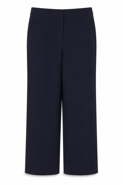 Marks and Spencer Women's Navy Blue UK 16 Regular Straight Dress Trousers