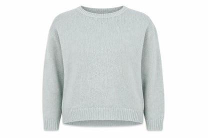 New Look Women Green Size S Chunky Knit Crew Neck Raglan Jumper