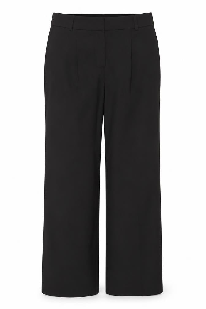 Next Women’s Black Size 10 Regular Tailored Straight Leg Work Trousers