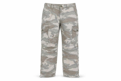 Topshop Women’s Multicoloured UK 12 Camo Cargo Trousers Cotton