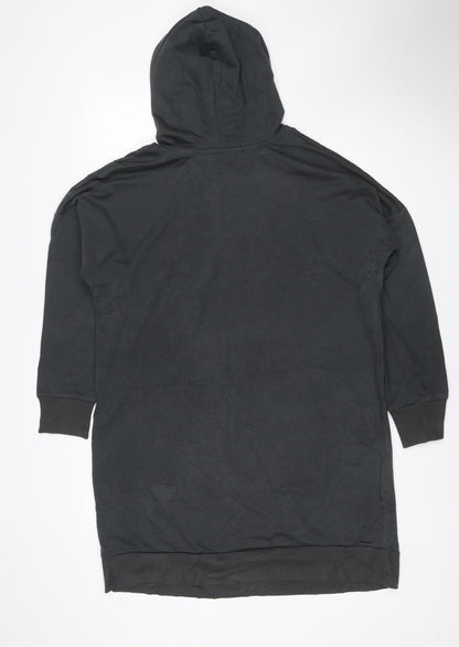 George Women Black Disney Mickey Mouse Hooded Jumper Dress UK 18