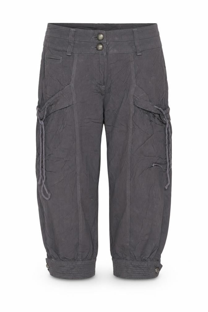 Dorothy Perkins Women’s Grey Size 10 Viscose Cargo Trousers Cuffed