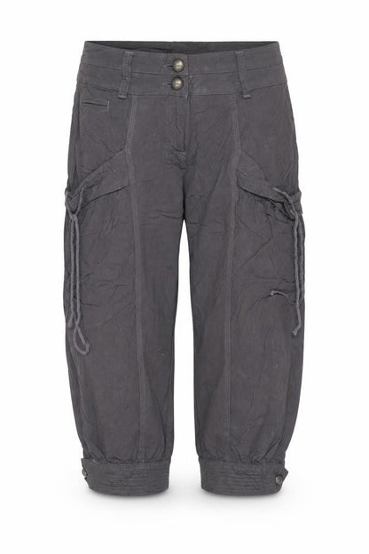 Dorothy Perkins Women’s Grey Size 10 Viscose Cargo Trousers Cuffed