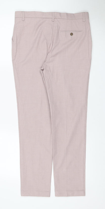 Marks and Spencer Girls Pink Dress Trousers 13-14 Years Stretch Formal