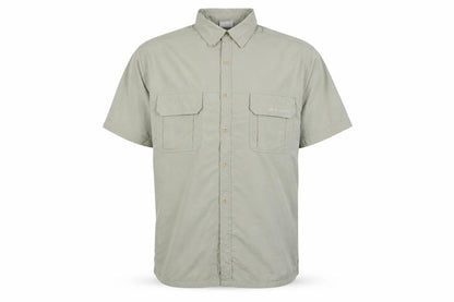 Sprayway Men’s Green L Outdoor Short Sleeve Button-Up Pocket Shirt