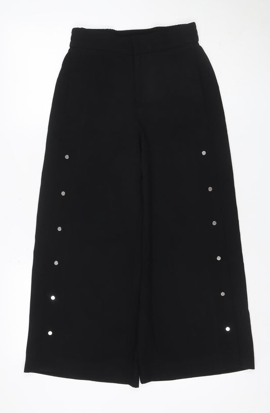 ZARA Women’s Black XS Studded Skinny Stretch Leggings