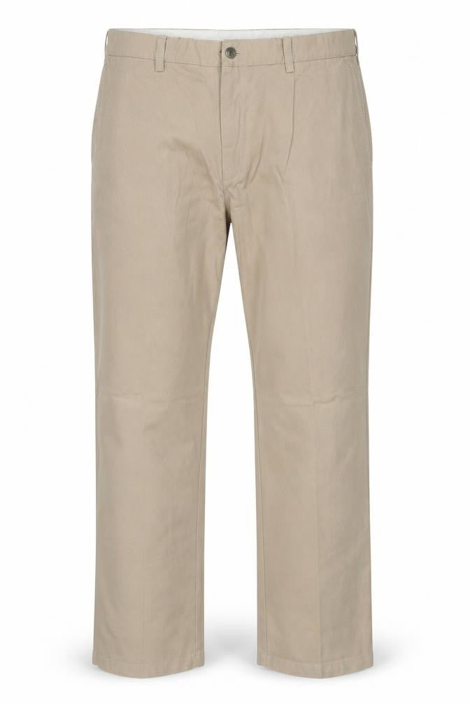 Cotton Traders Men’s Beige Size 40 Straight Cotton Trousers 31 Leg