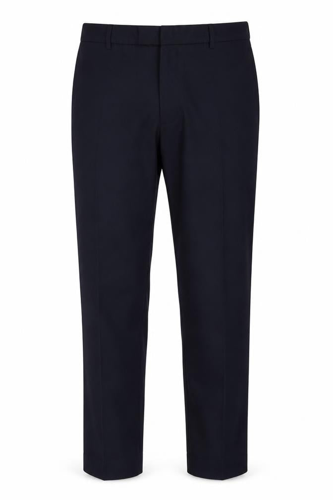 Marks & Spencer Men’s Black 36W 33L Tailored Straight Dress Trousers Stretch
