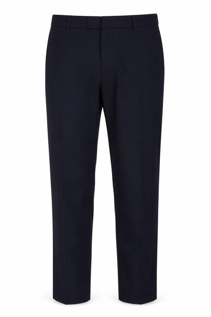 Marks & Spencer Men’s Black 36W 33L Tailored Straight Dress Trousers Stretch
