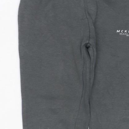 McKenzie Boys Grey Jogger Sweatpants Age 5 Years Ribbed Cuffs