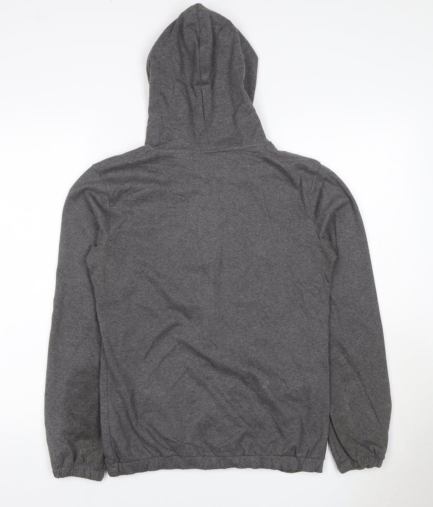 Lonsdale London Women’s Grey Pink Logo Full Zip Hoodie UK 10