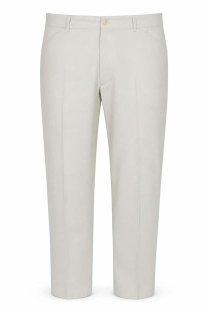 Farah Men's Beige 38W 29L Straight Flat Front Dress Trousers