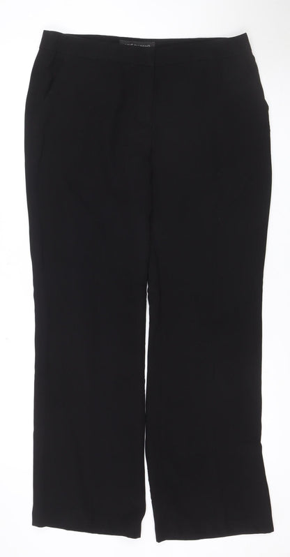 Next Women’s Black UK 14 Wide-Leg Tailored Dress Trousers