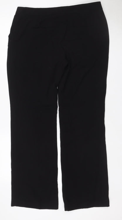 Next Women’s Black UK 14 Wide-Leg Tailored Dress Trousers