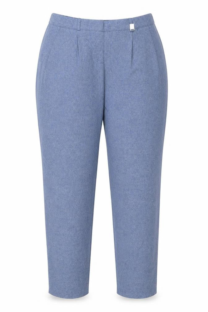 Classics Women Blue Size 14 Relaxed Tapered Drawstring Jogger Trousers