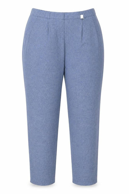 Classics Women Blue Size 14 Relaxed Tapered Drawstring Jogger Trousers