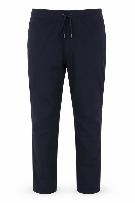 Marks and Spencer Men’s Navy Blue 2XL Regular Drawstring Trousers