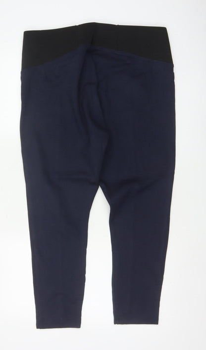 M&S Womens Blue Size 20 High Rise Stretch Skinny Leggings