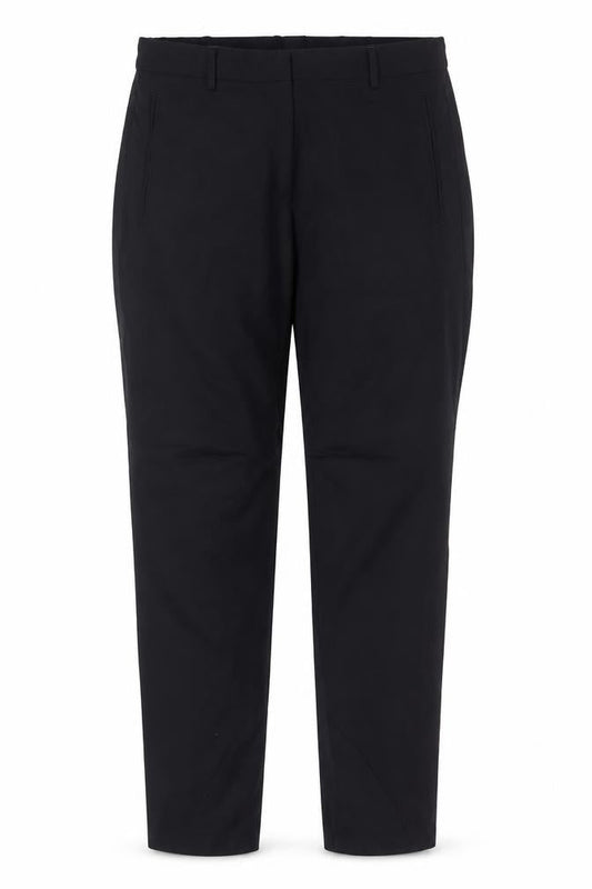 COS Women Black UK 20 100% Wool Tapered Tailored Trousers