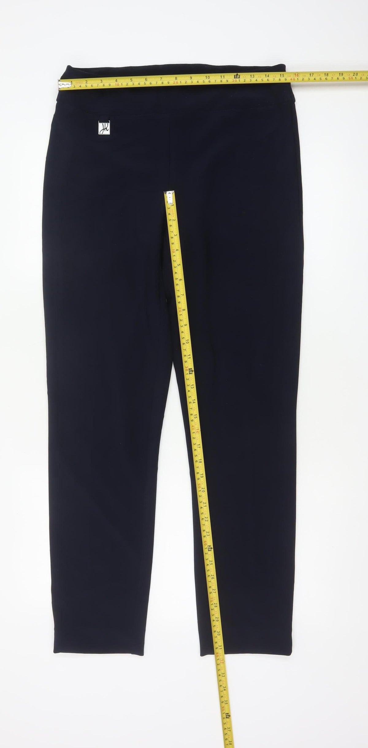 Joseph Ribkoff Women’s Black UK 10 High Rise Tapered Trousers