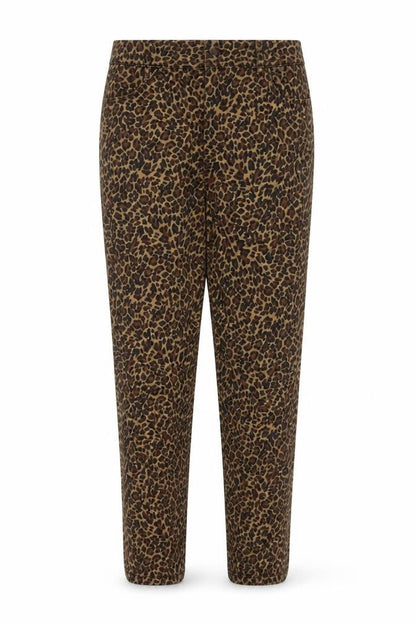 Marks & Spencer Women’s Brown Leopard Print Skinny Jeggings UK 10 Long Stretch