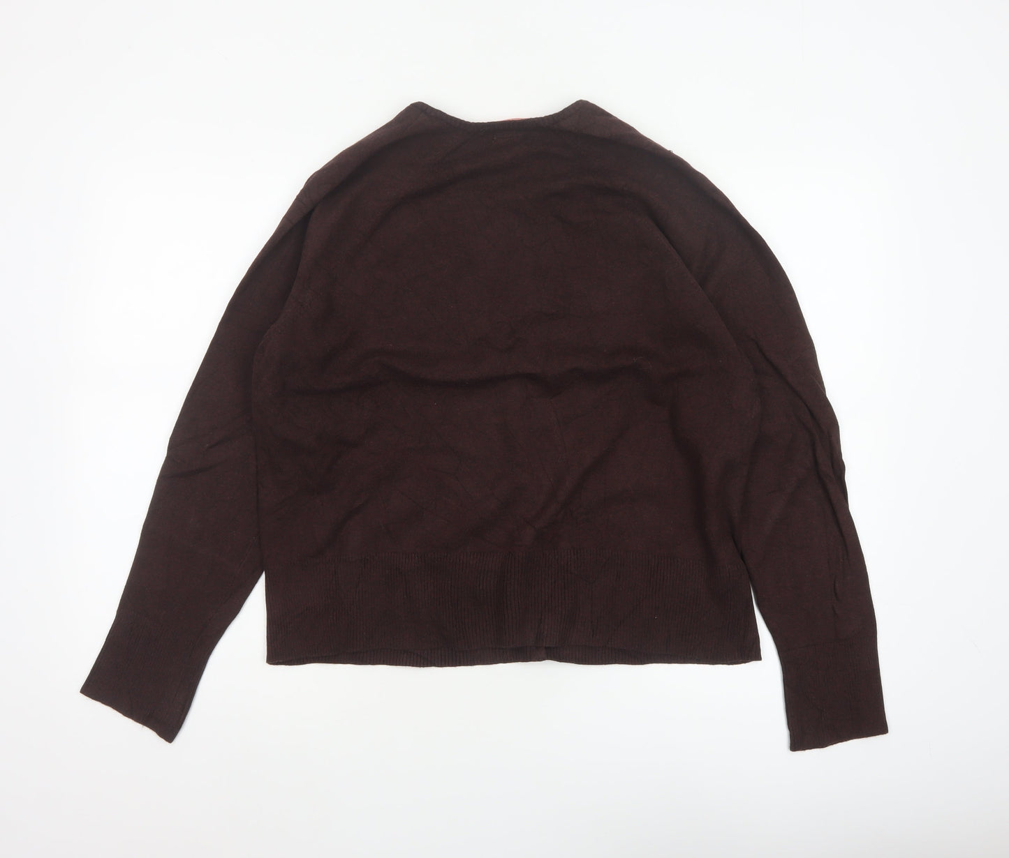 Old Navy Women’s Brown 2XL Stretch Knit Button Cardigan Long Sleeve