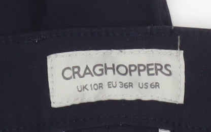 Craghoppers Women’s Navy UK 10R Convertible Zip-Off Walking Trousers