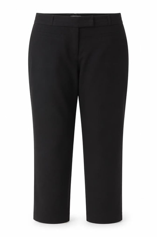 Wallis Women’s Black Petite UK 12 Tailored Straight Leg Trousers