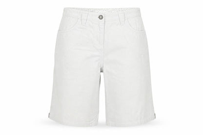Marks & Spencer Per Una Women Grey White Check Bermuda Shorts UK 10