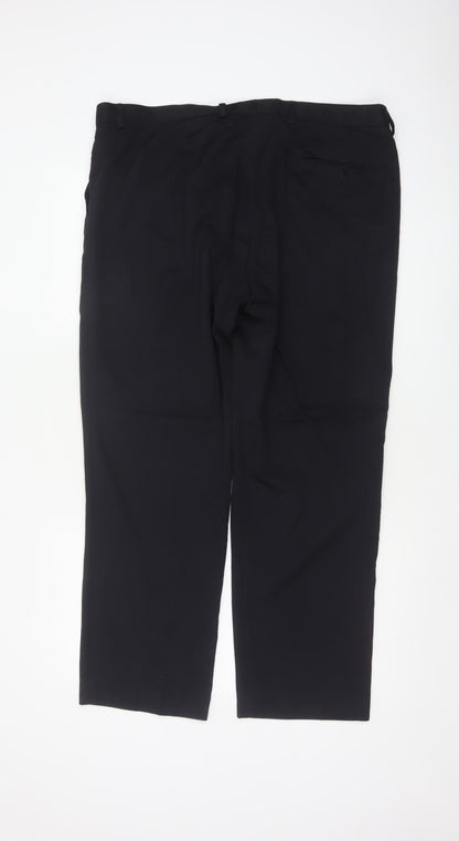 Marks & Spencer Men’s Black 38in Regular Fit Dress Trousers 29in Leg