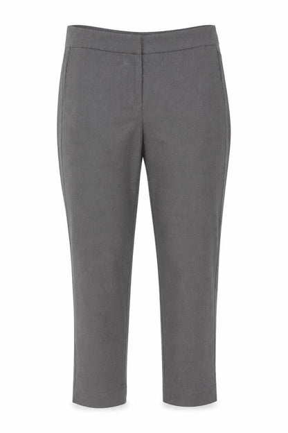 GAP Women Grey UK 10 Check Tapered Tailored Dress Trousers