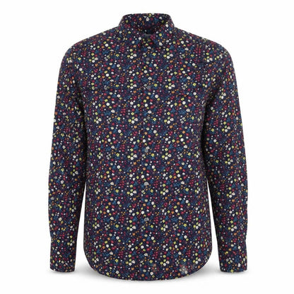 Next Men’s Multicoloured Floral Slim Fit Cotton Shirt Size S