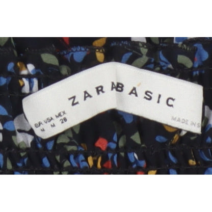 Zara Basic Women Multicoloured UK 12 Floral Smocked Camisole Tank Top