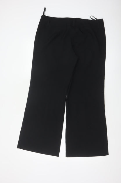 Dunnes Women’s Black UK 14 Bootcut Dress Trousers Workwear