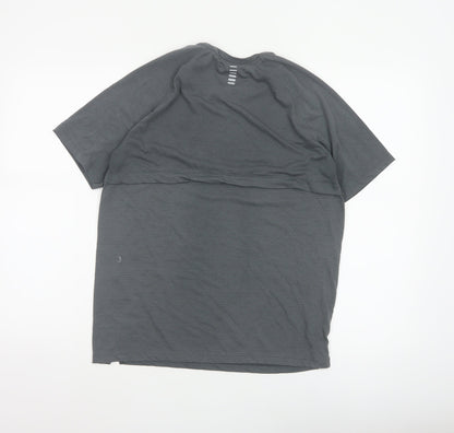 Under Armour Men’s Grey Medium Streaker Running Jersey T-Shirt