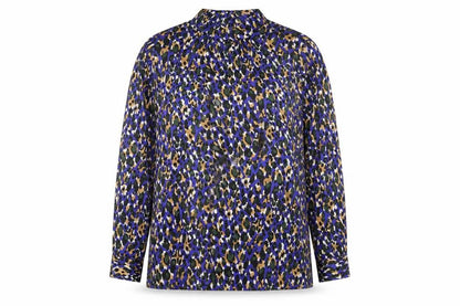 Marks & Spencer Women Multicoloured Leopard Print Blouse UK 22