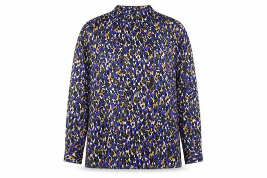 Marks & Spencer Women Multicoloured Leopard Print Blouse UK 22