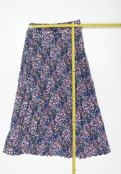 M&S Women’s Multicoloured UK 8 Animal Print Maxi Flare Skirt
