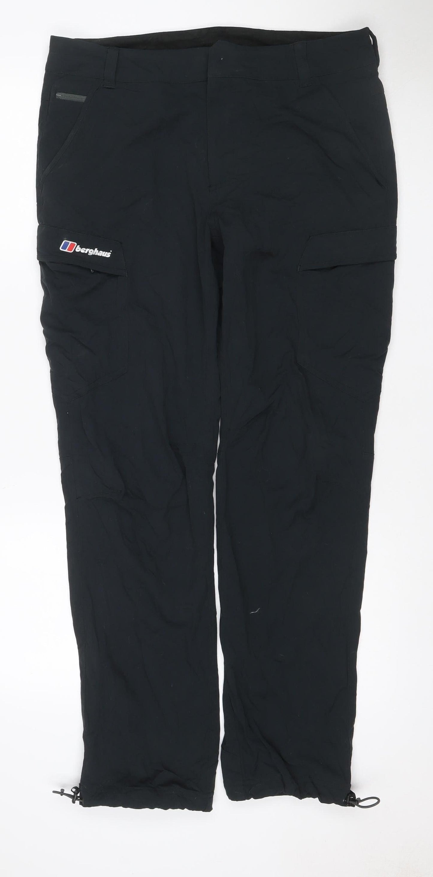 Berghaus Men’s Black Hiking Trousers L 34in Waist 32in Leg