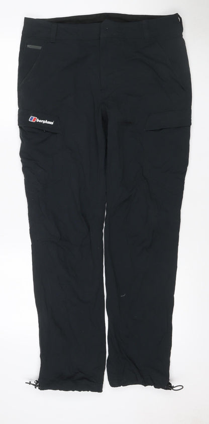 Berghaus Men’s Black Hiking Trousers L 34in Waist 32in Leg