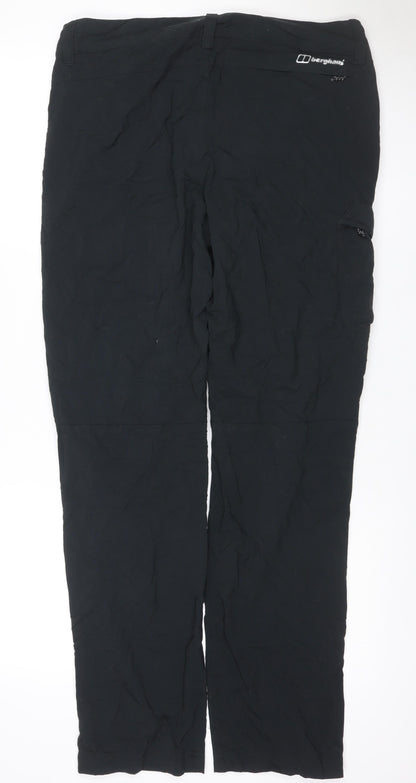 Berghaus Men’s Black 32 Rain Trousers Zip Pocket 32in Leg