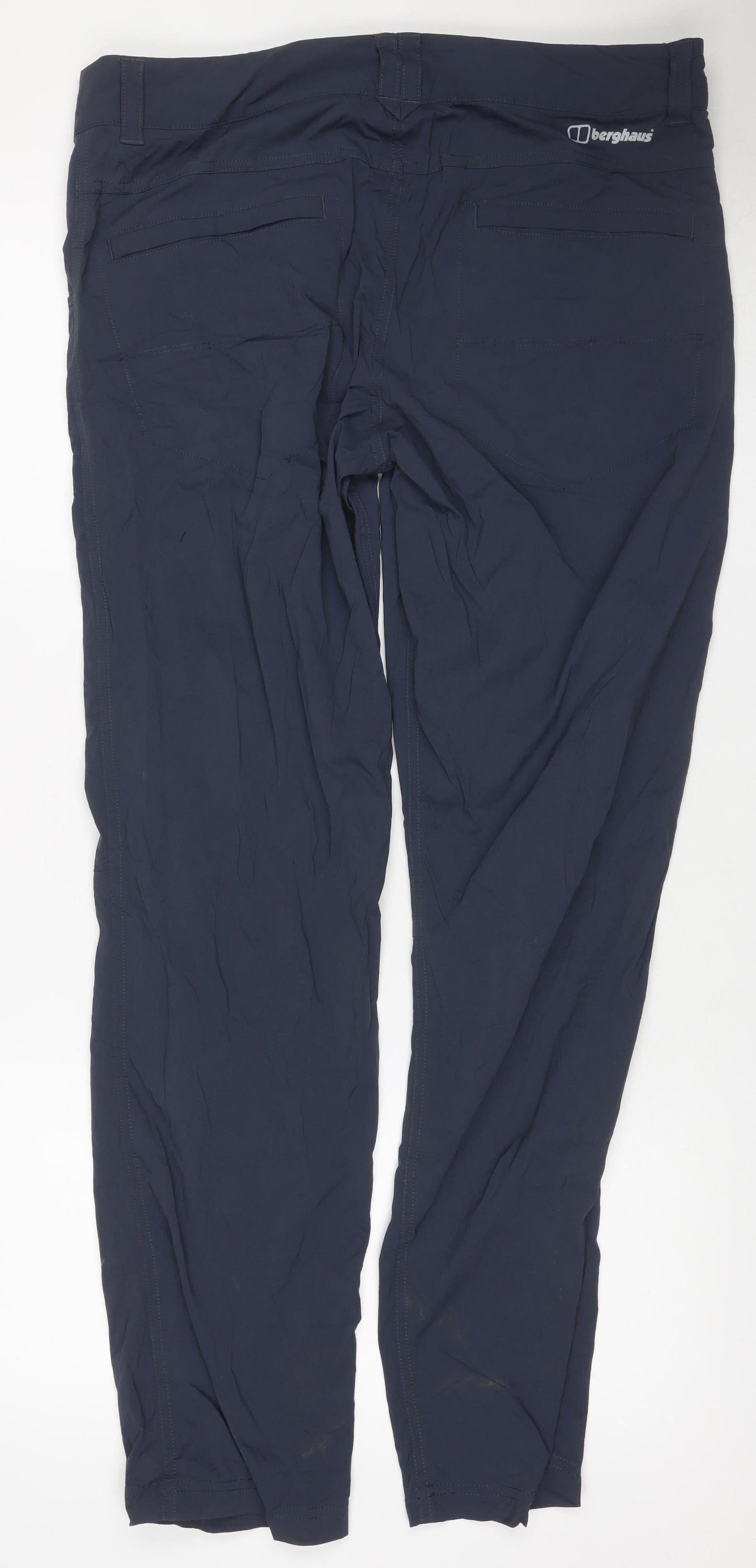 Berghaus Men’s Navy Hiking Trousers 34W 32L Stretch Zip Pockets