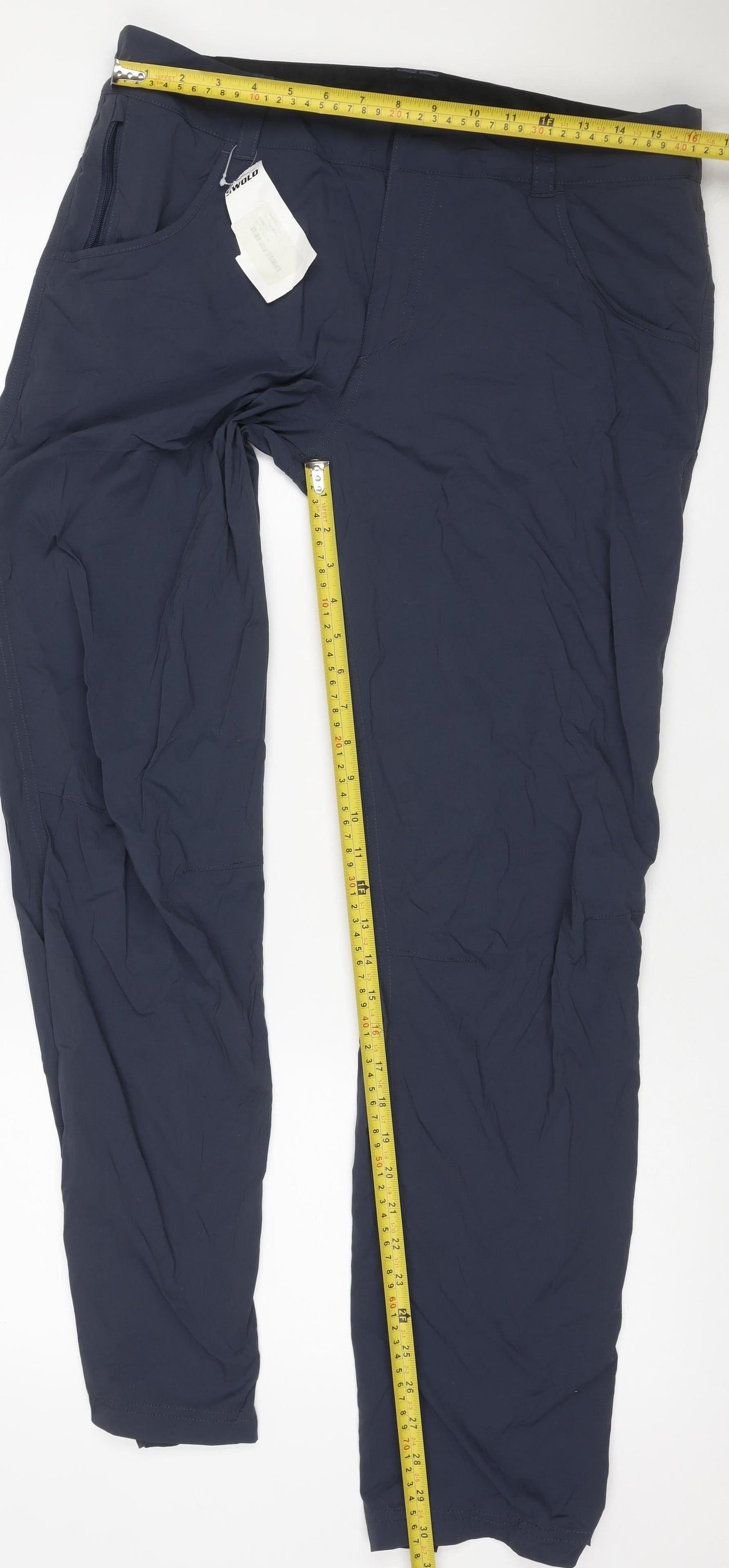 Berghaus Men’s Navy Hiking Trousers 34W 32L Stretch Zip Pockets