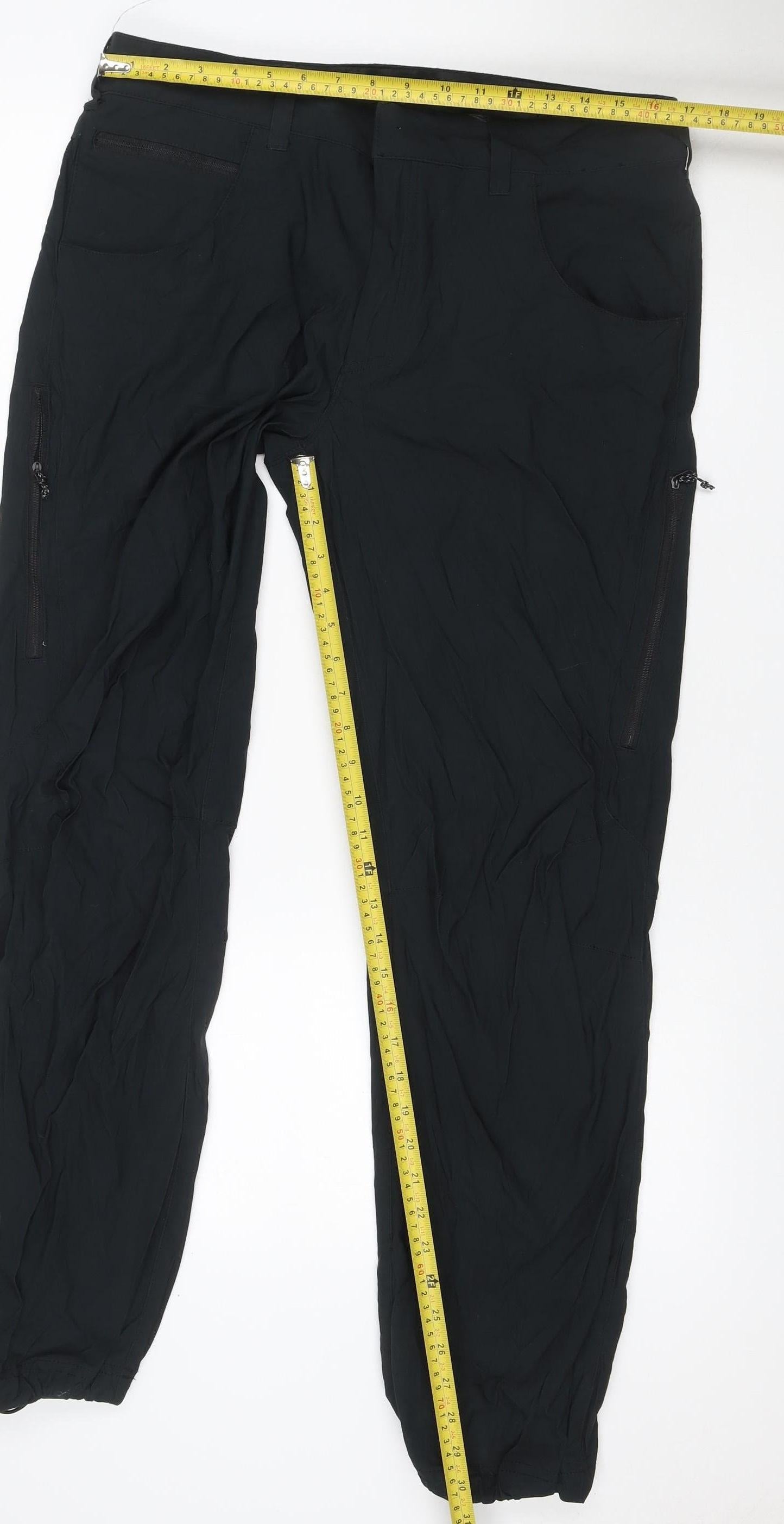 Berghaus Men’s Black UK 36 Stretch Outdoor Walking Trousers Zip Pockets